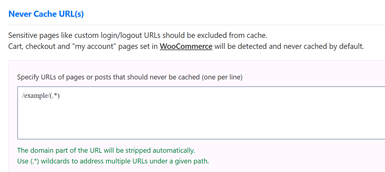 Never Cache URL Never Cache URL
