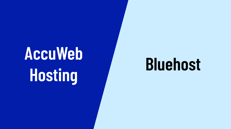 AccuWeb vs. Bluehost AccuWeb vs. Bluehost