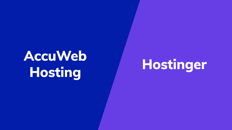 AccuWeb vs. Hostinger AccuWeb vs. Hostinger